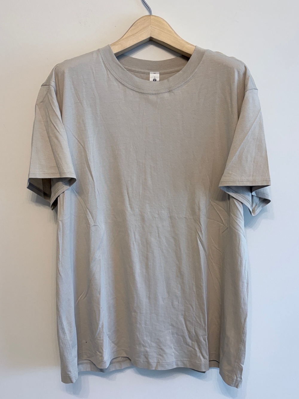Lululemon Mohave tan Pima cotton all yours short sleeve sz 8 tried on only